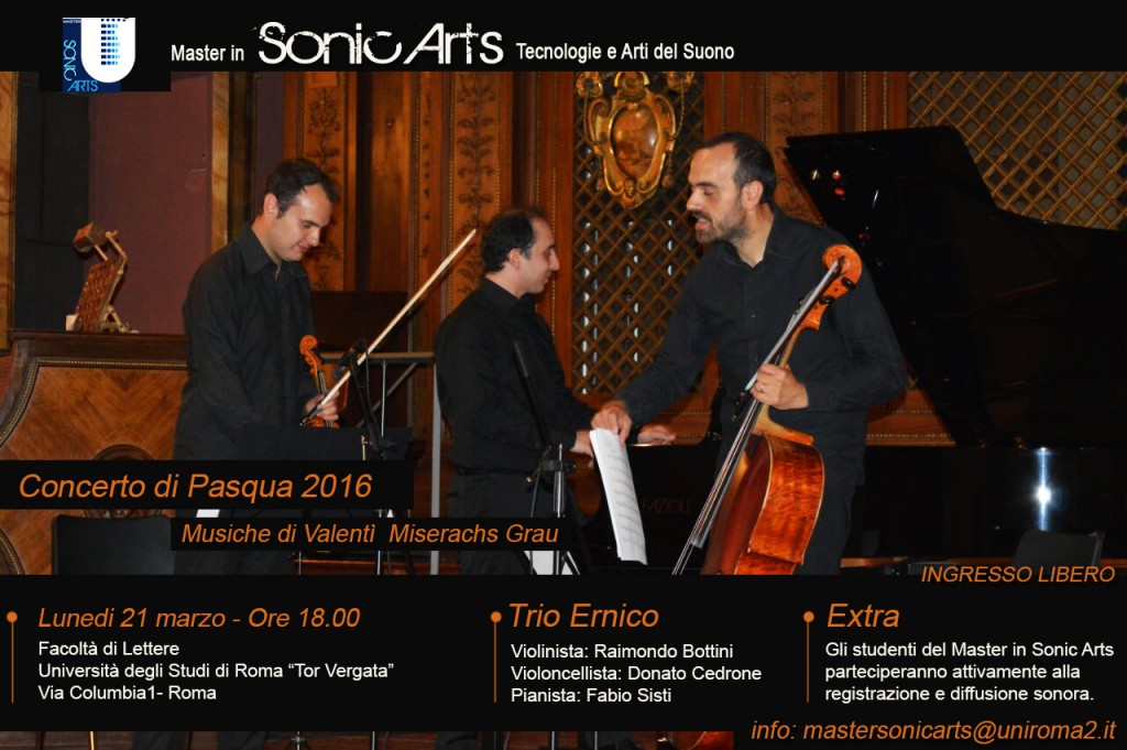 LOCANDINA CONCERTO DI PASQUA 2016