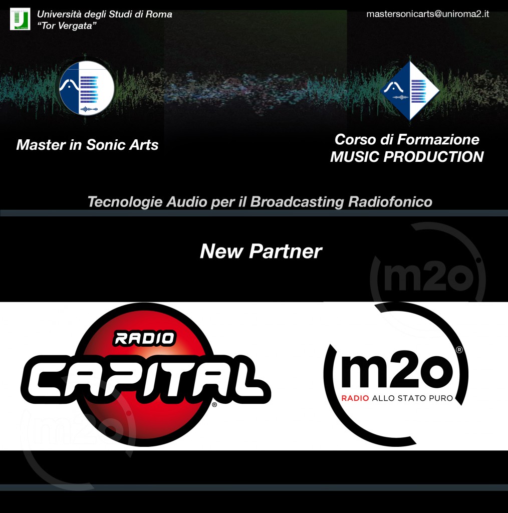 locandina partership radio capital e M2O