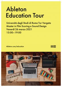 locandina ableton edu tour 2021
